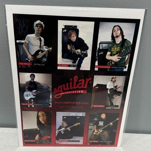 Merrick / Brooks / Donahue / Valardi / Davies - AGUILAR AMPS - 2008 Print Ad